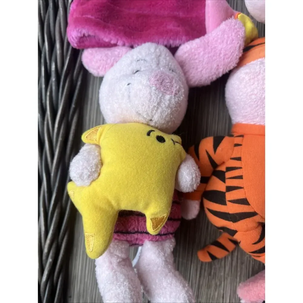 Disney Piglet Winnie the Pooh Small Plush Stuffed Animals Lot of 10